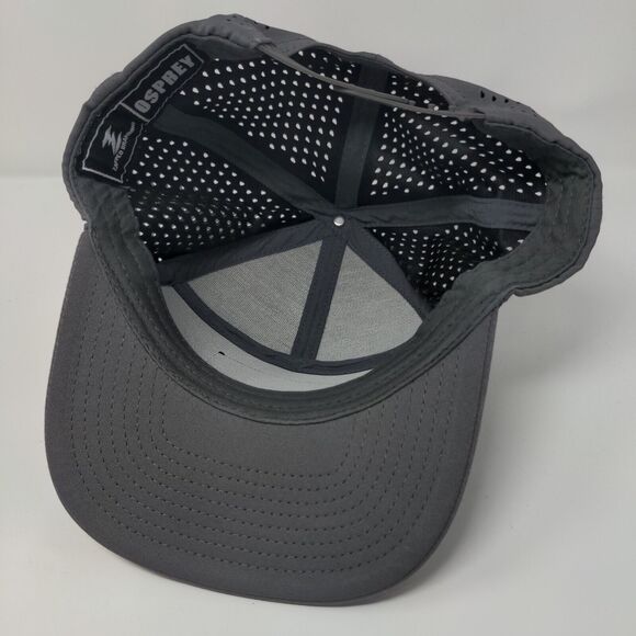 Idaho Premier Window Cleaning Snapback Hat Gray OS Adjustable Osprey Zapped - Picture 6 of 8
